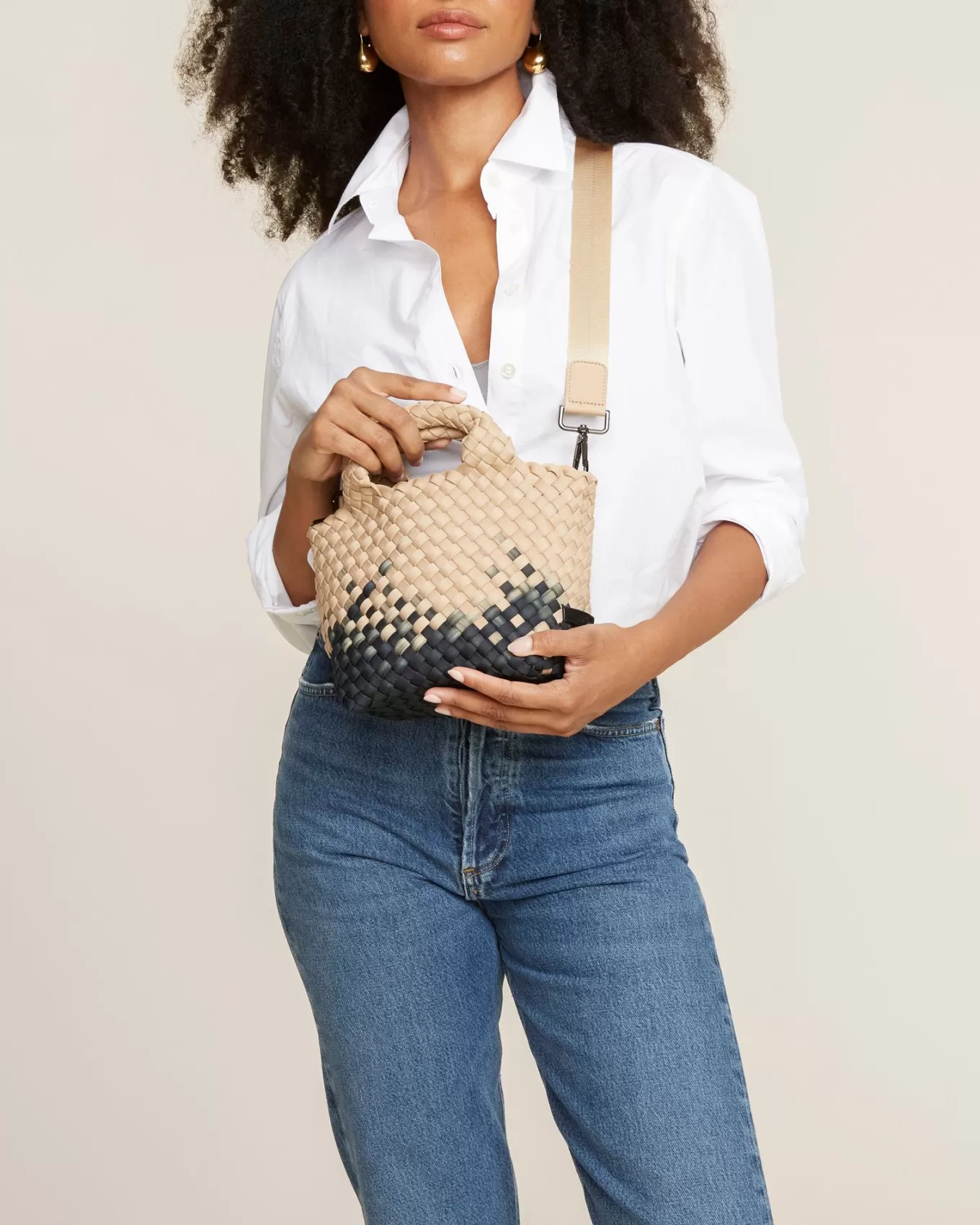 st_barths_petit_tote_grafisk_ombre_3.webp NAGHEDI St. Barths Petit Tote Grafisk Ombre^ Totes